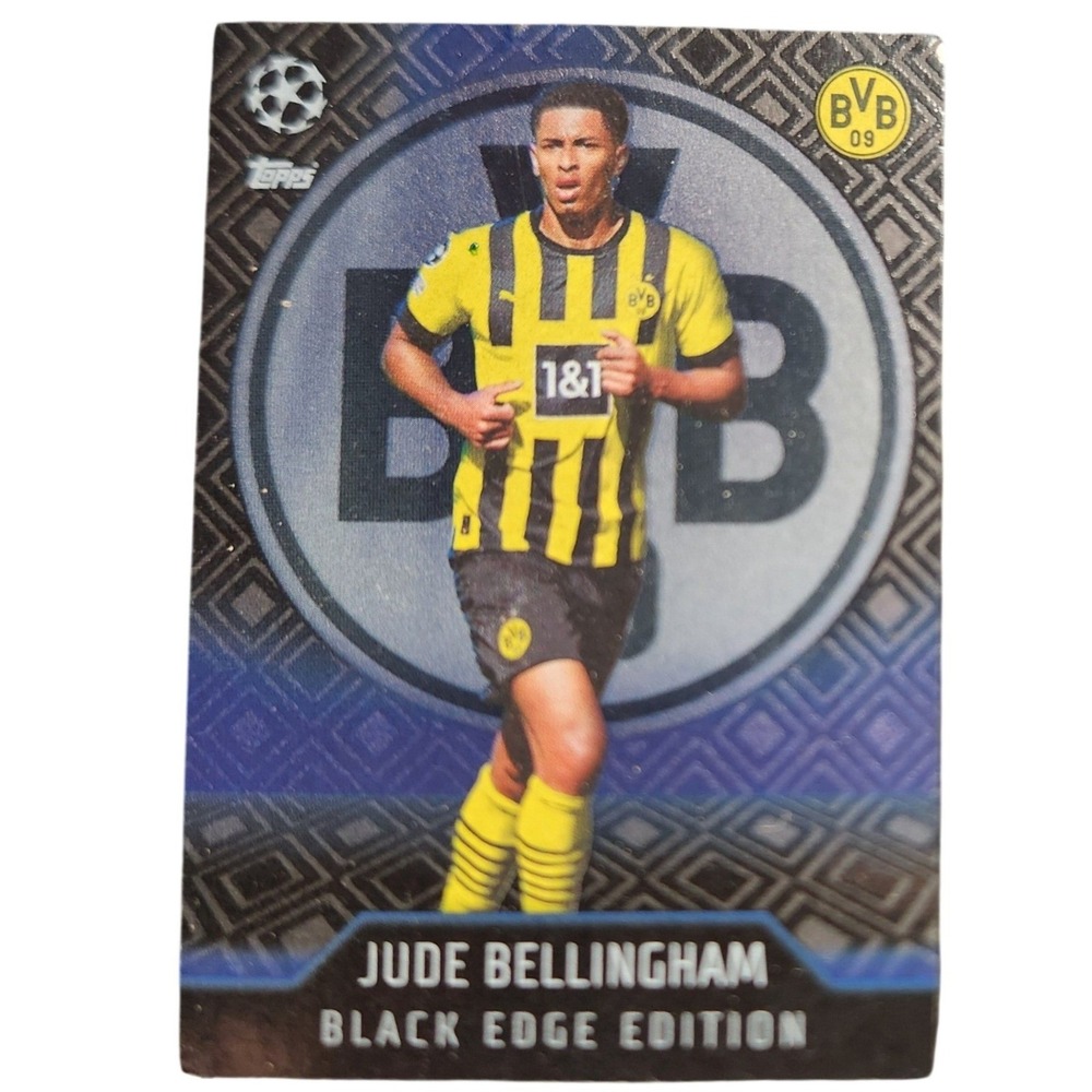 2022-23 Topps Match Attax Jude Bellingham Black Edge #468 Borussia Dortmund